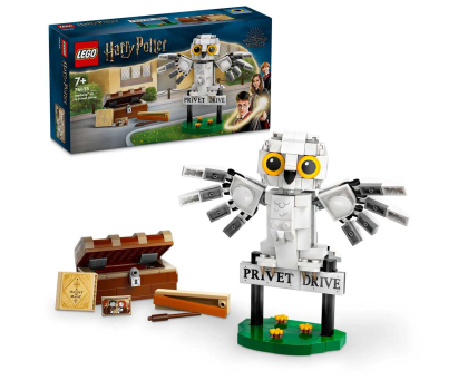 Klocki LEGO® LEGO Harry Potter 76425 Hedwiga™ z wizytą na ul. Privet Drive 4